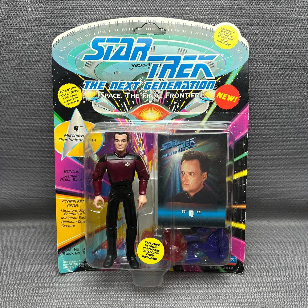 Playmates 1993 Star Trek The Next Generation Q Action Figure